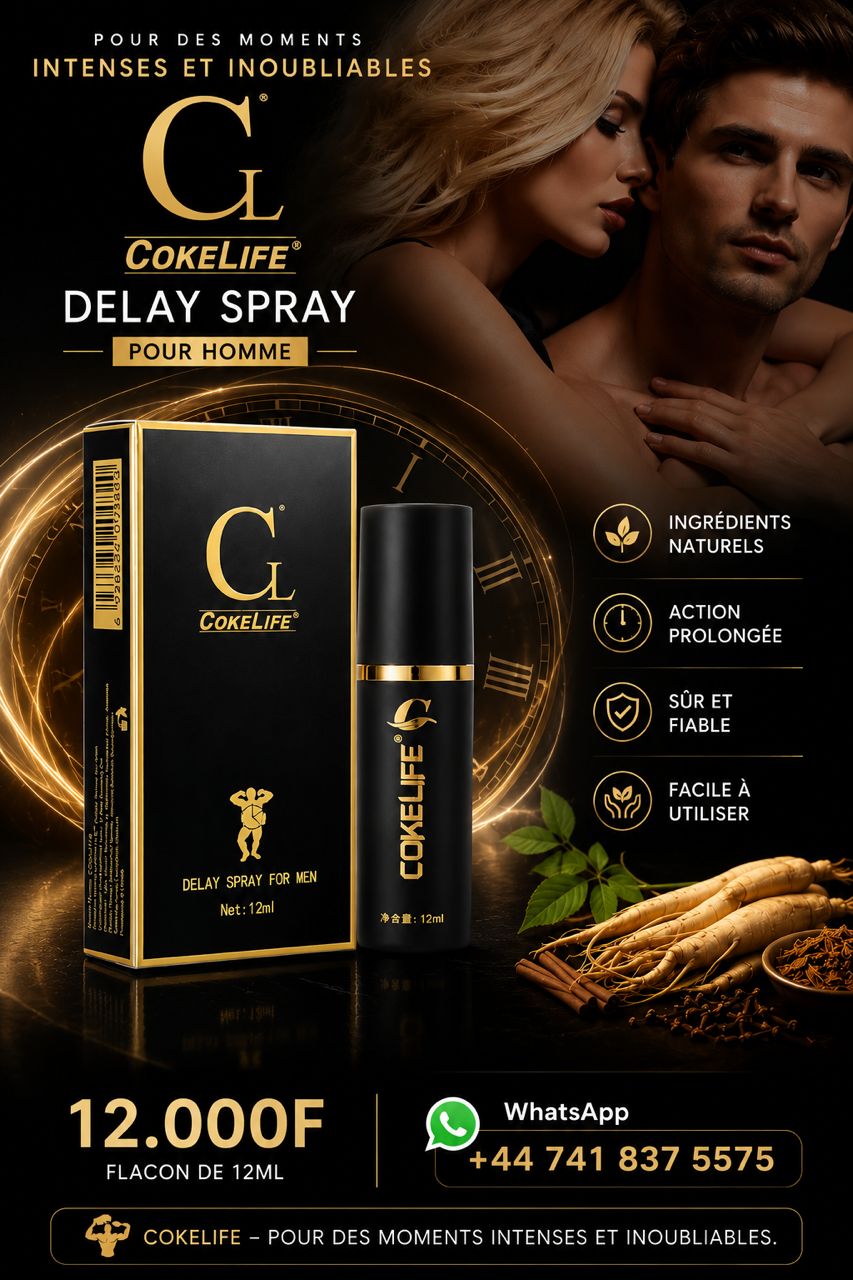 Spray Retardant et d'Endurance pour l'homme : 3 Coups+