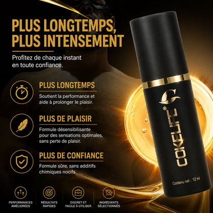 Spray Retardant et d'Endurance pour l'homme : 3 Coups+